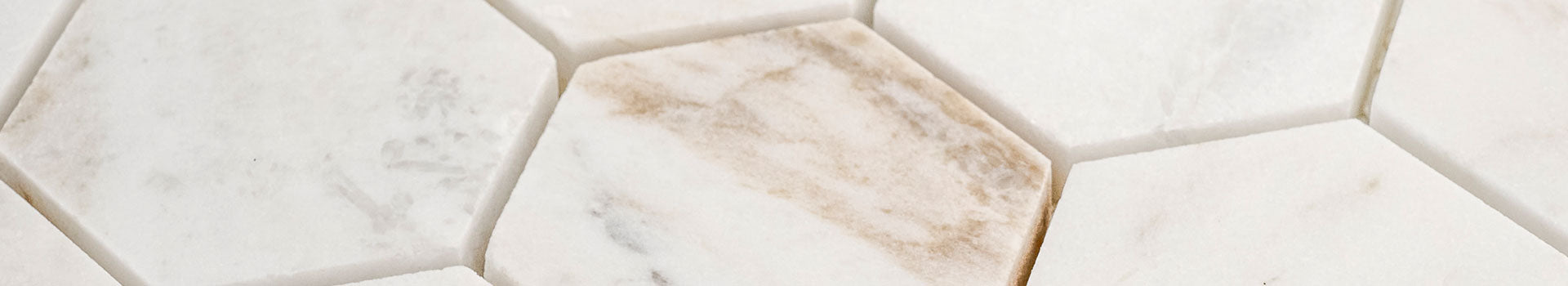 casablanca gold hexagon marble tile
