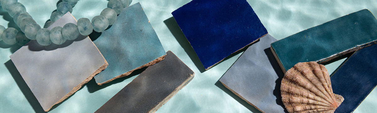 blue moroccan zellige tile