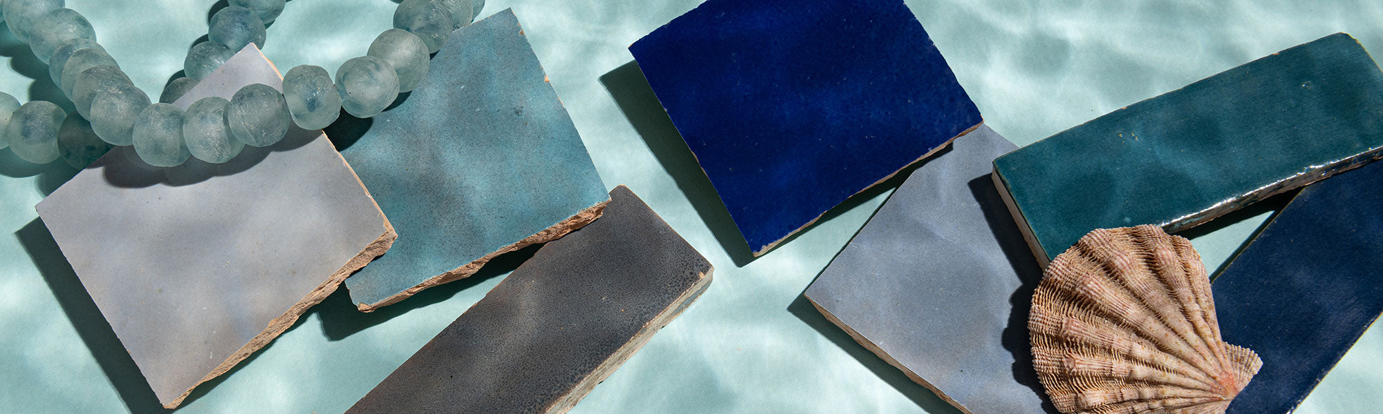blue moroccan zellige tile