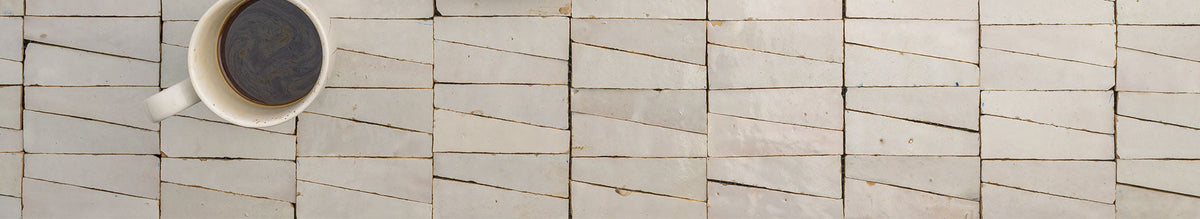 Zellige Trapezoide tile in natural 