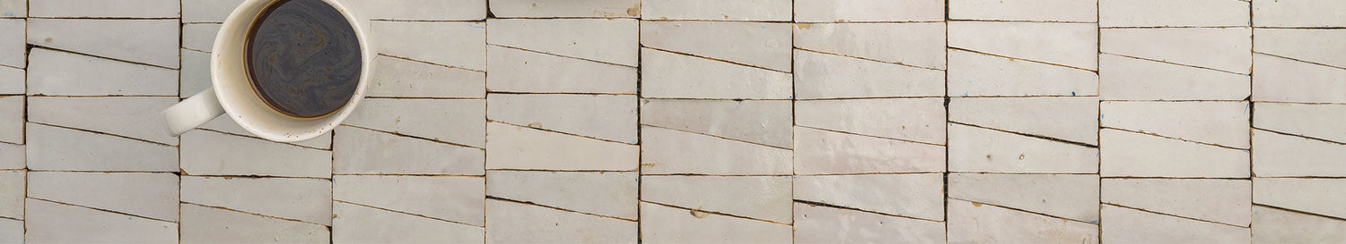 Zellige Trapezoide tile in natural 