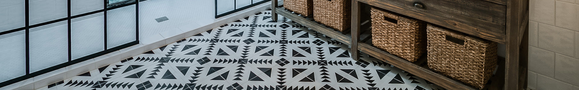 Geometric Cement Tile