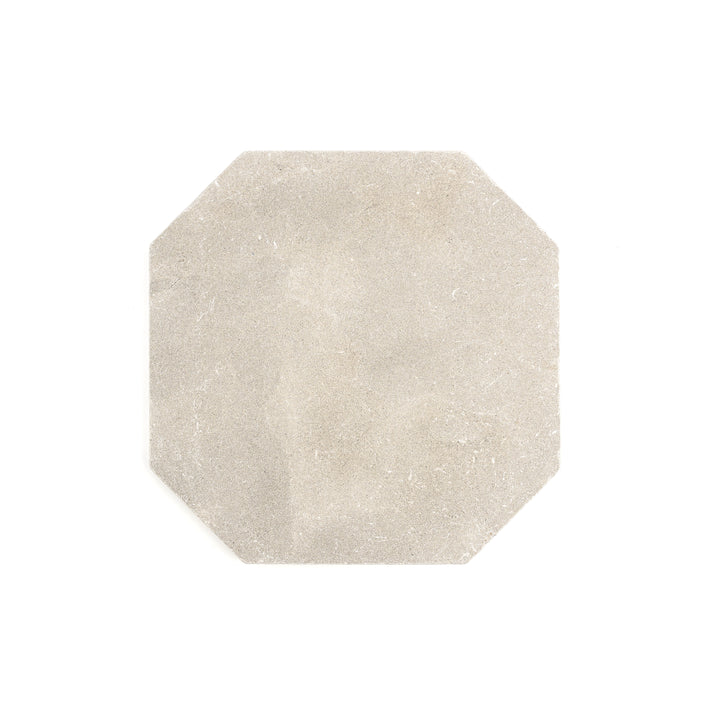 Azru Grey Octagon 12x12 Moroccan Limestone | Tumbled & Honed-Main Inventory-All Products,Natural Stone,Octagon-Riad Tile
