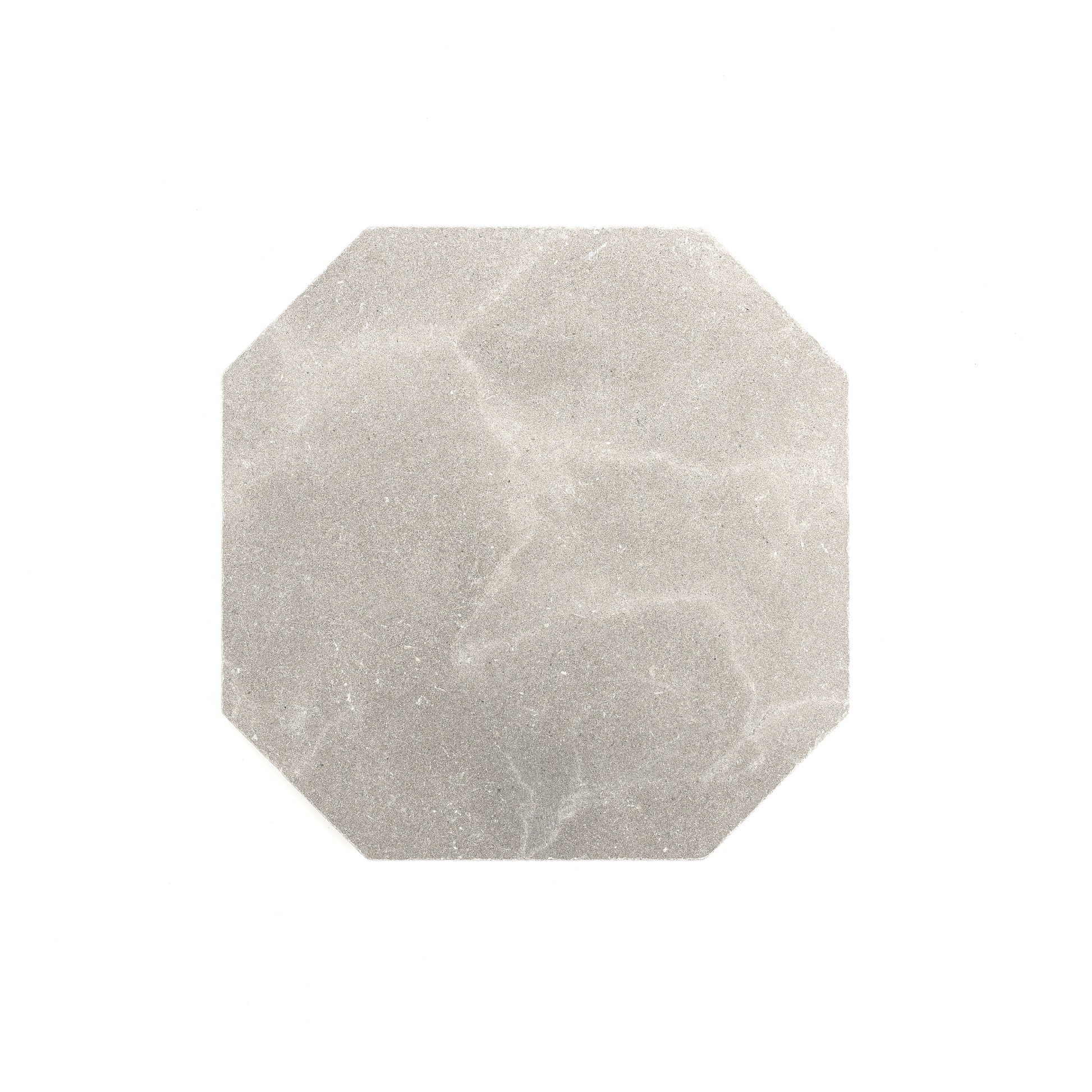 Azru Grey Octagon 12x12 Moroccan Limestone | Tumbled & Honed-Main Inventory-All Products,Natural Stone,Octagon-Riad Tile