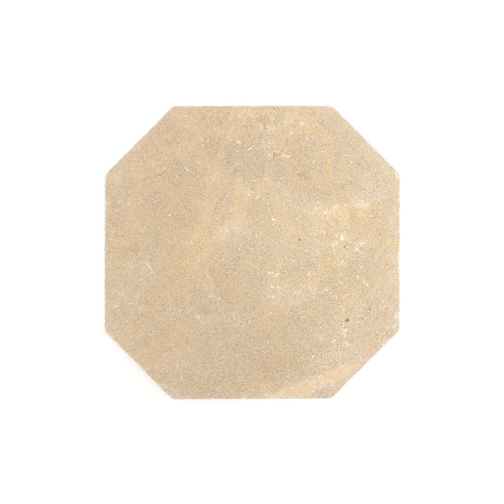 Azru Sand Octagon 12x12 Moroccan Limestone | Tumbled & Honed-Main Inventory-All Products,Natural Stone,Octagon-Riad Tile