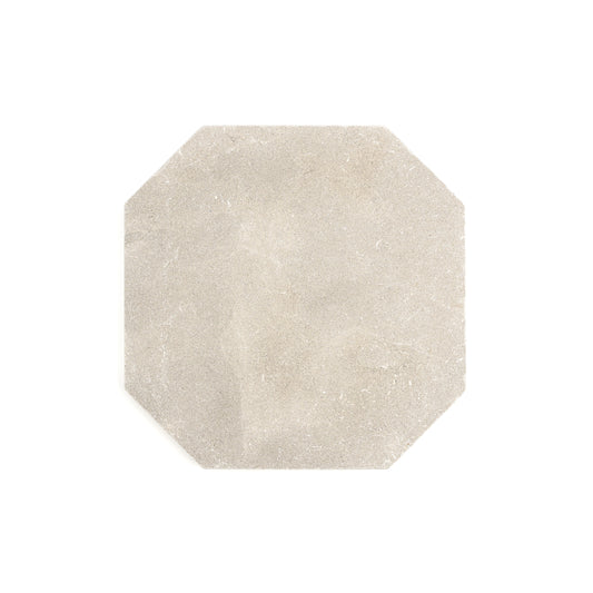 Sample: Azru Grey Octagon Moroccan Limestone | Tumbled & Honed (1 sample piece)-Sample-Sample-Riad Tile