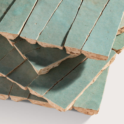 Agave 1x4 Trapezoid Mosaic Zellige Tile