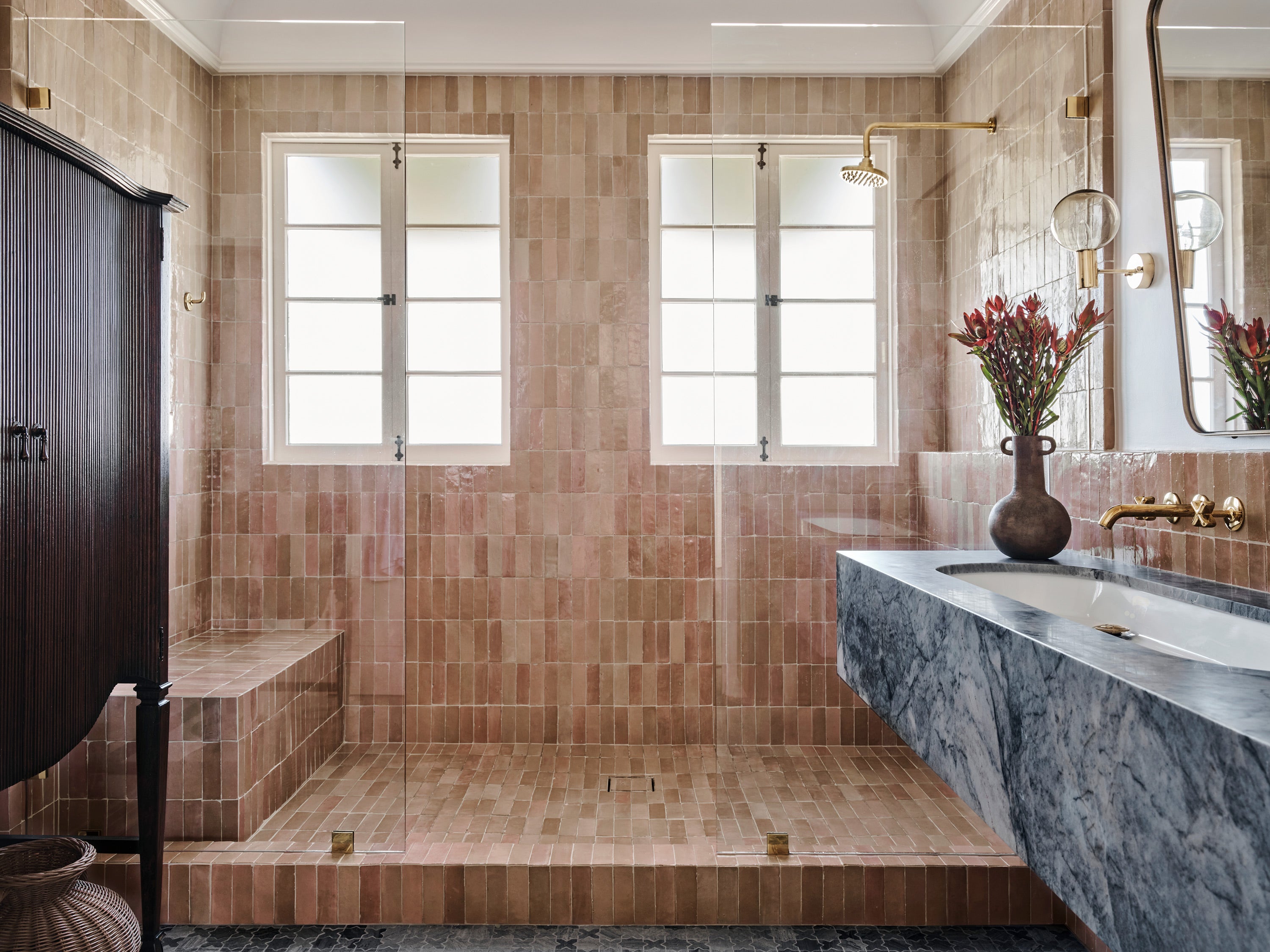 Blush 2x6 Thin Bejmat Zellige Tile