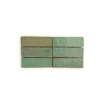 Sea Green 2x6 Thin Bejmat Zellige Tile