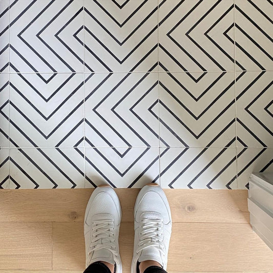 Sample: Maya White Cement Tile-Main Inventory-Sample-Riad Tile