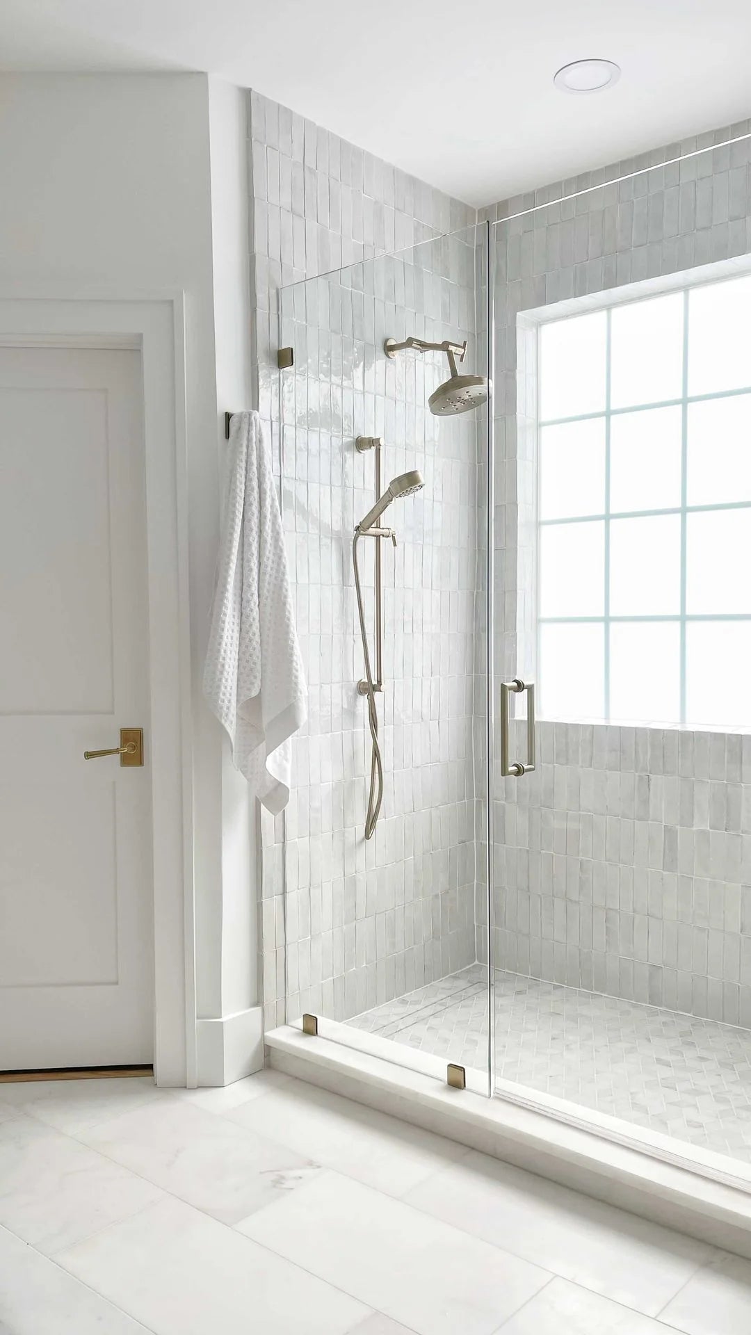 Snow White 2x6 Thin Bejmat Zellige Tile