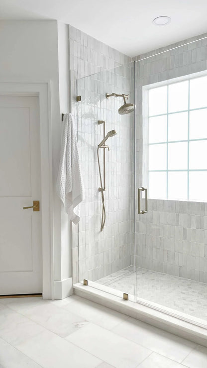 Snow White 2x6 Thin Bejmat Zellige Tile