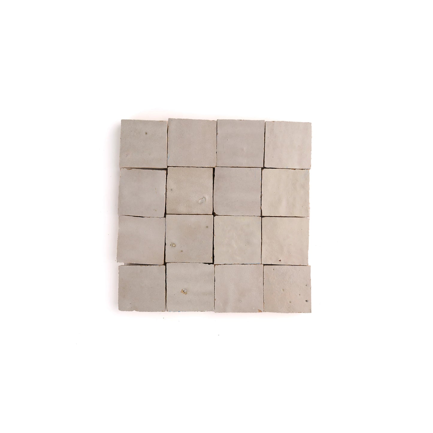 Natural White 2x2 Mosaic Zellige Tile
