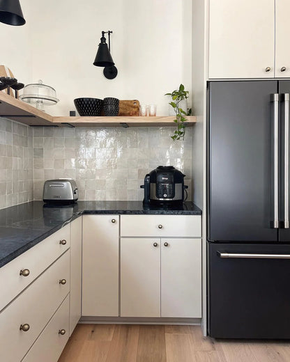 Natural White 4x4 Zellige Tile