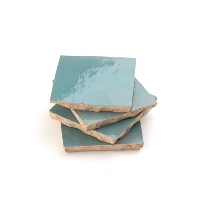 Mediterranean Blue 4x4 Zellige Tile