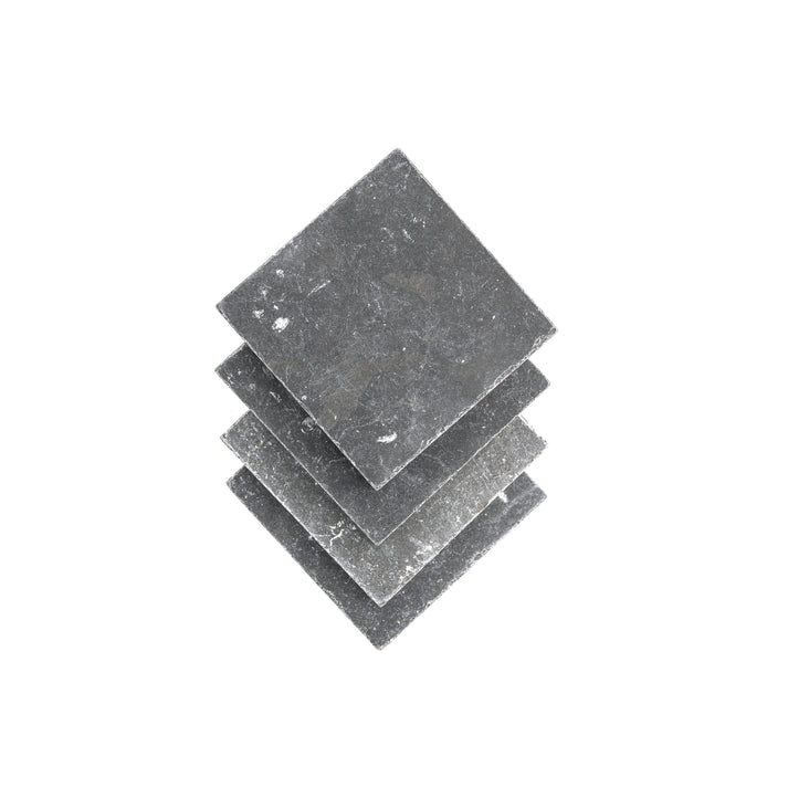 Octagon Azru Sand 12x12 & Cinder 4x4 Tumbled & Honed Moroccan Limestone - Checkerboard Bundle-Main Inventory-All Products,Checkerboard,Natural Stone,Octagon-Riad Tile