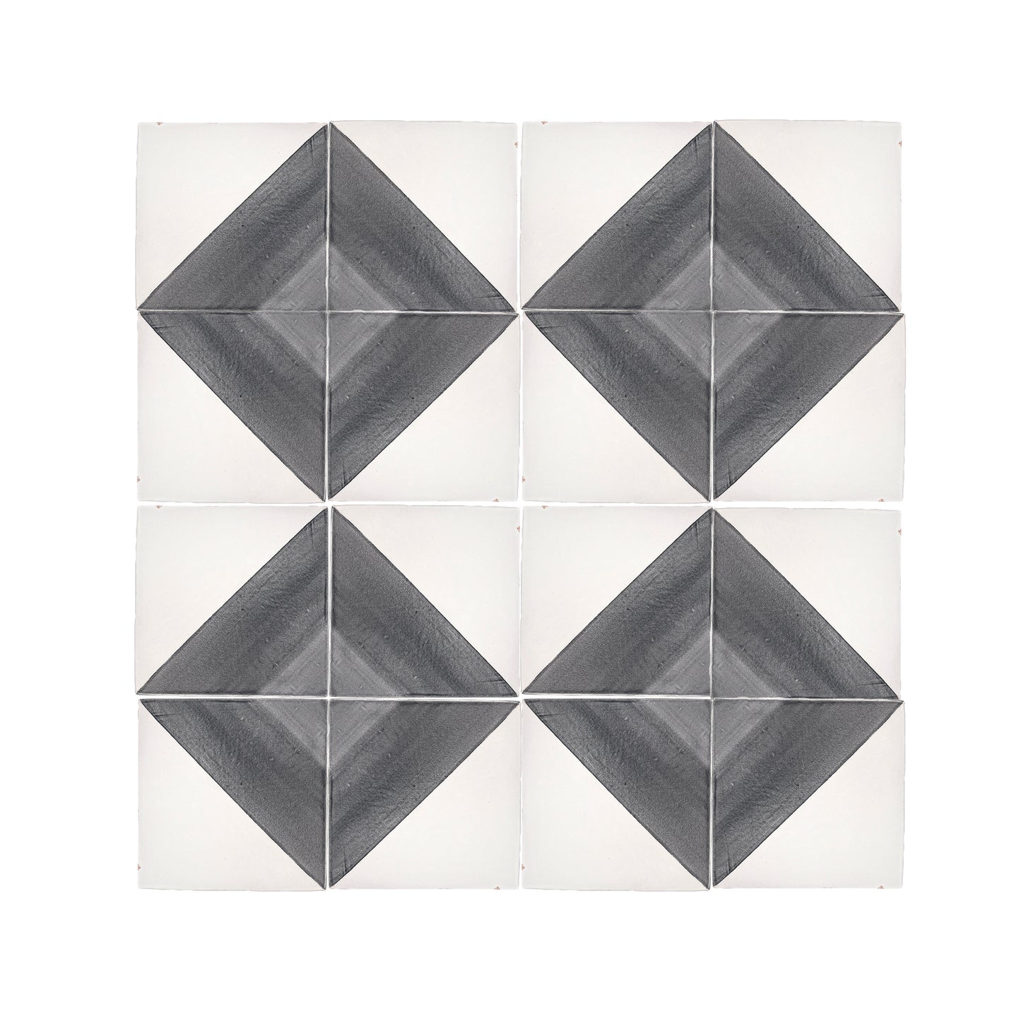 50/50 Black 6x6 Hand Painted Artisan Ceramic-Main Inventory-All Products,Patterns-Riad Tile