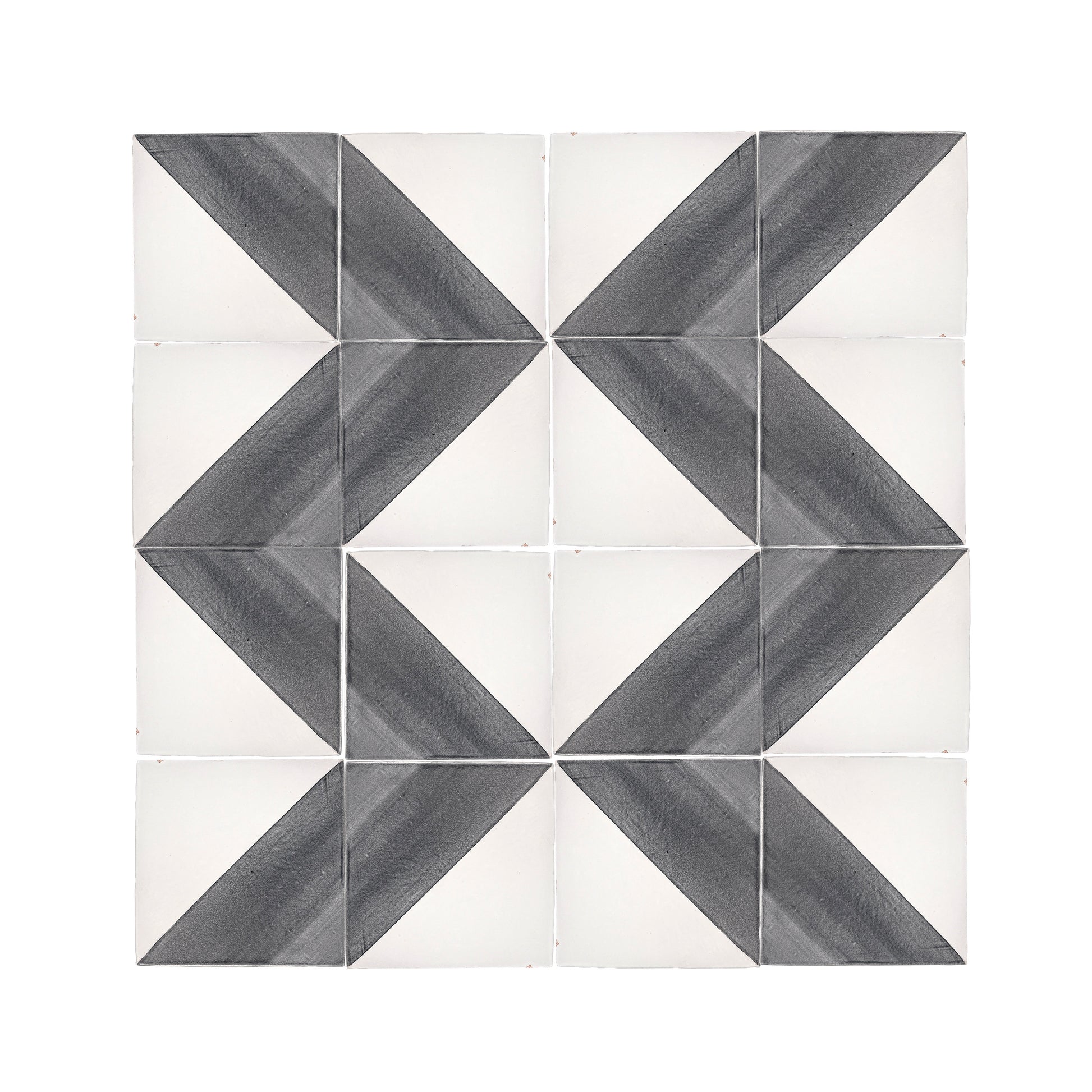 50/50 Black 6x6 Hand Painted Artisan Ceramic-Main Inventory-All Products,Patterns-Riad Tile