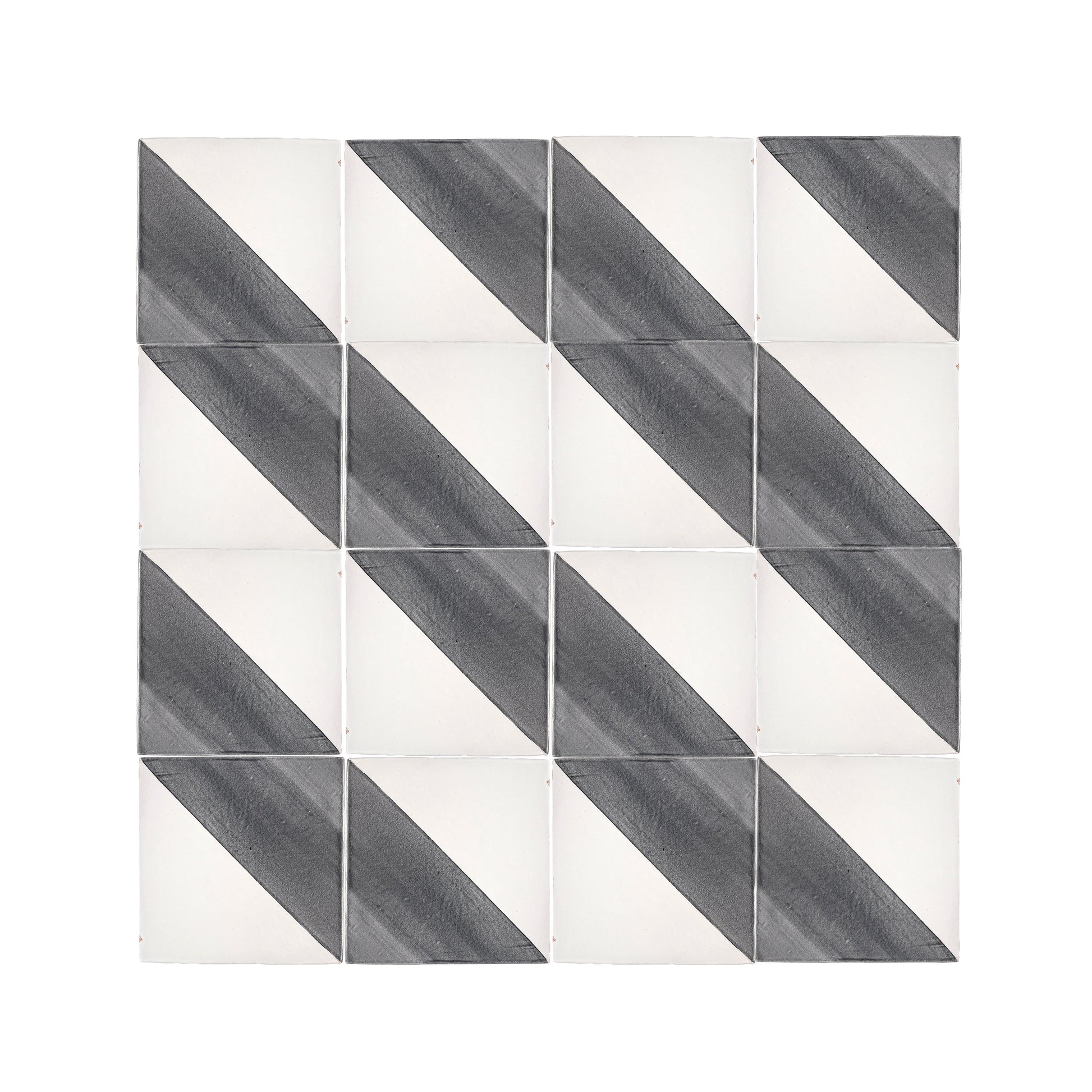 50/50 Black 6x6 Hand Painted Artisan Ceramic-Main Inventory-All Products,Patterns-Riad Tile