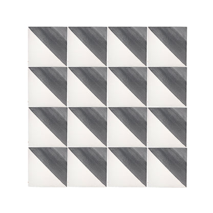 50/50 Black 6x6 Hand Painted Artisan Ceramic-Main Inventory-All Products,Patterns-Riad Tile