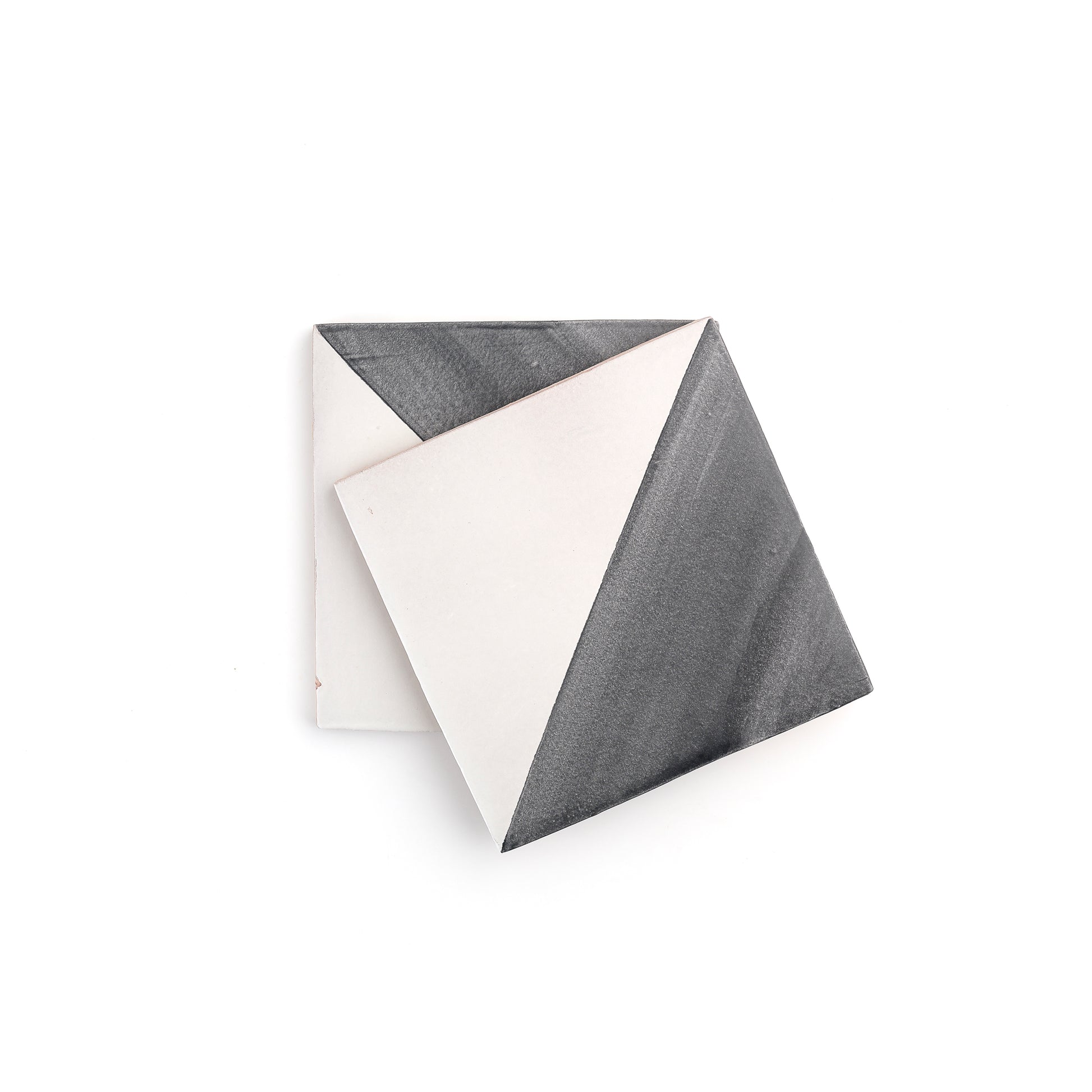 50/50 Black 6x6 Hand Painted Artisan Ceramic-Main Inventory-All Products,Patterns-Riad Tile