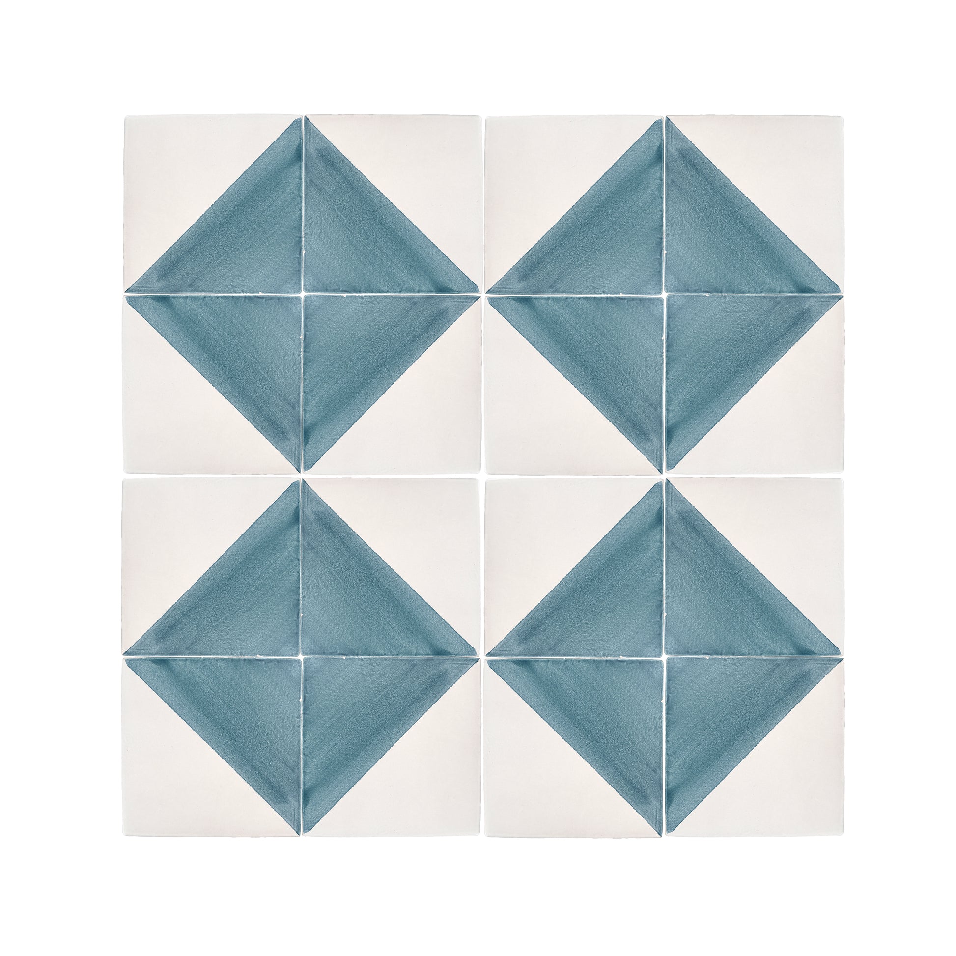 50/50 Blue 6x6 Hand Painted Artisan Ceramic Tile-Main Inventory-All Products,Patterns-Riad Tile