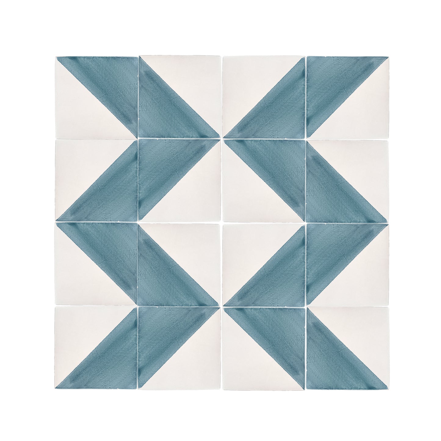 50/50 Blue 6x6 Hand Painted Artisan Ceramic Tile-Main Inventory-All Products,Patterns-Riad Tile