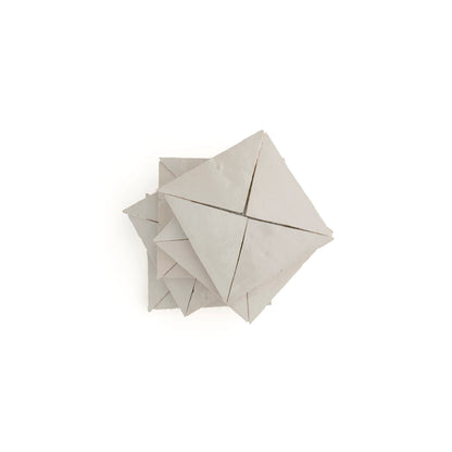 Natural White Triangle Mosaic Zellige Tile