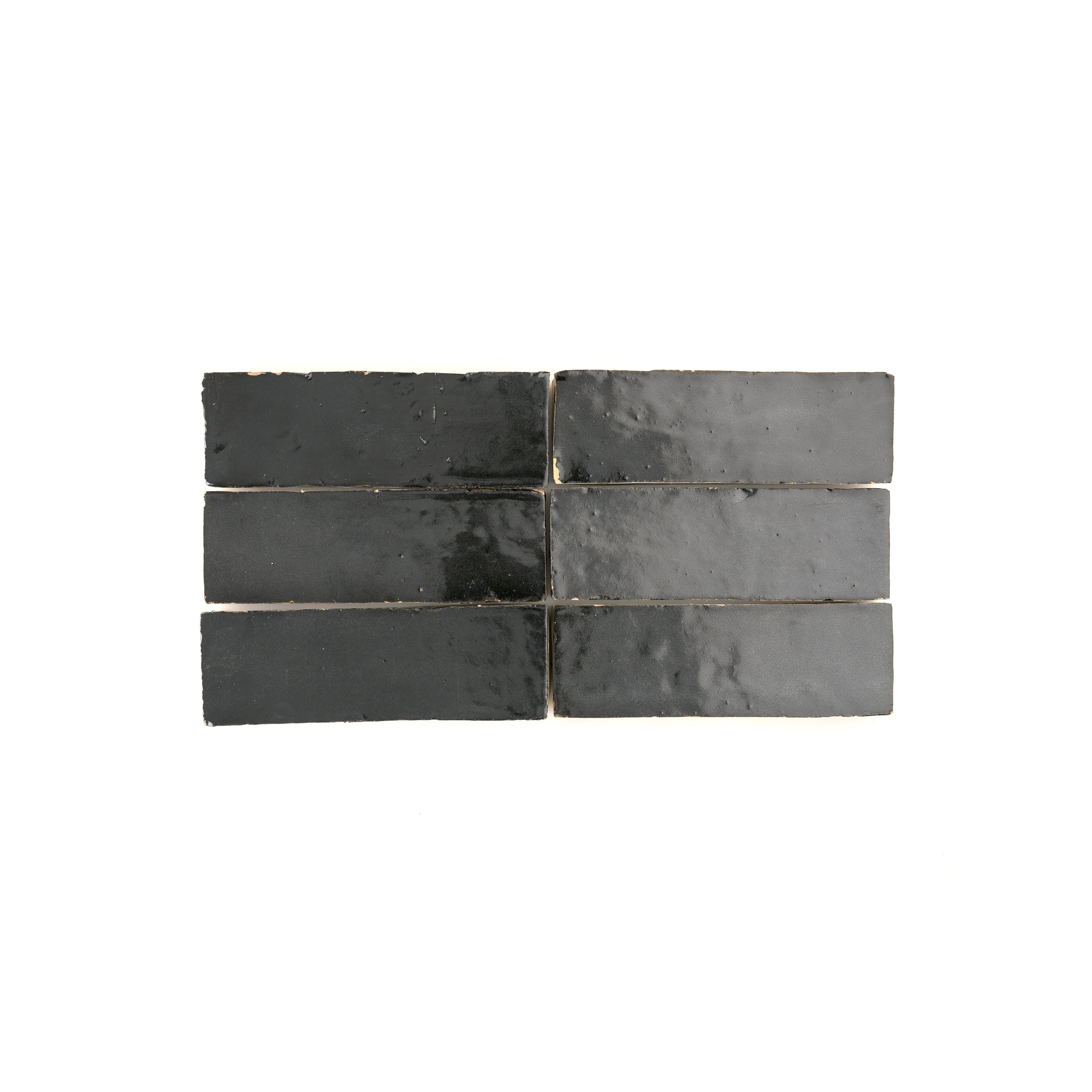 Black 2x6 Thin Bejmat Zellige Tile – Riad Tile