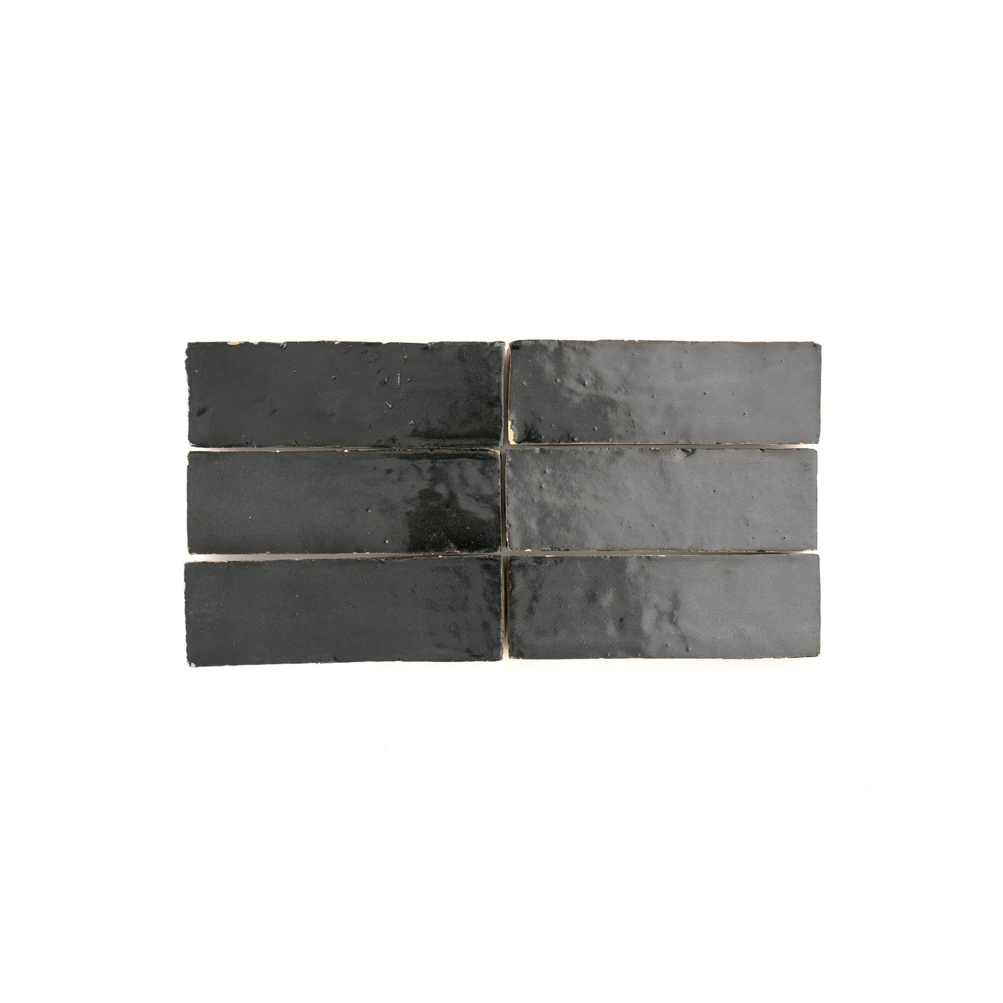 Black 2x6 Thin Bejmat Zellige Tile
