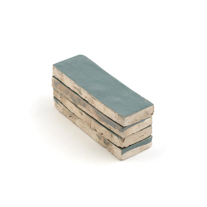 Mediterranean Blue 2x6 Thin Bejmat Zellige Tile