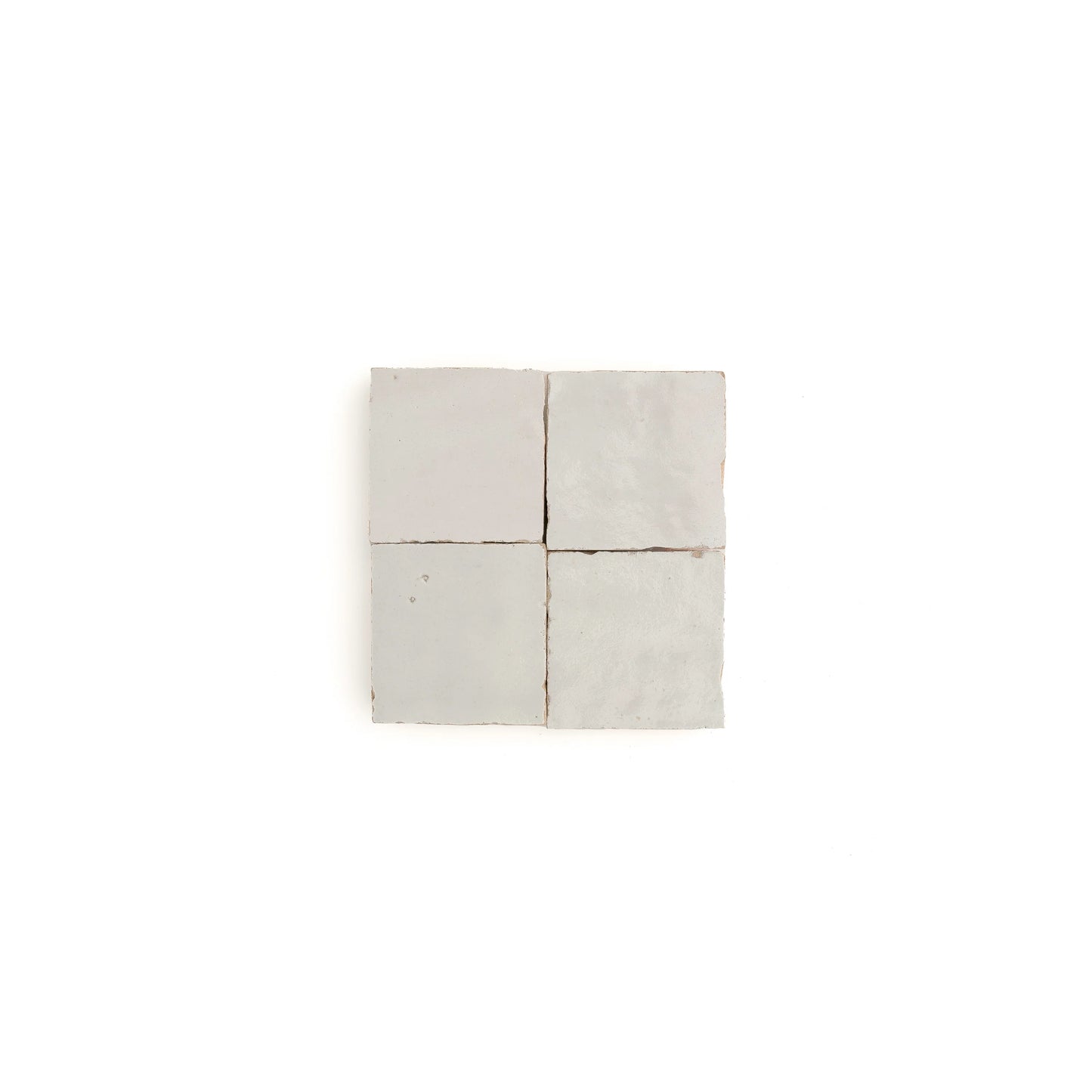 Snow White 2x2 Mosaic Zellige Tile