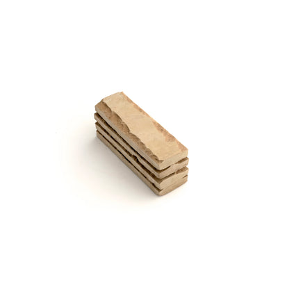 Chiseled Unglazed Natural Terracotta 2x6 Thin Bejmat Zellige Tile