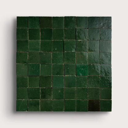 Emerald Green 2x2 Mosaic Zellige Tile