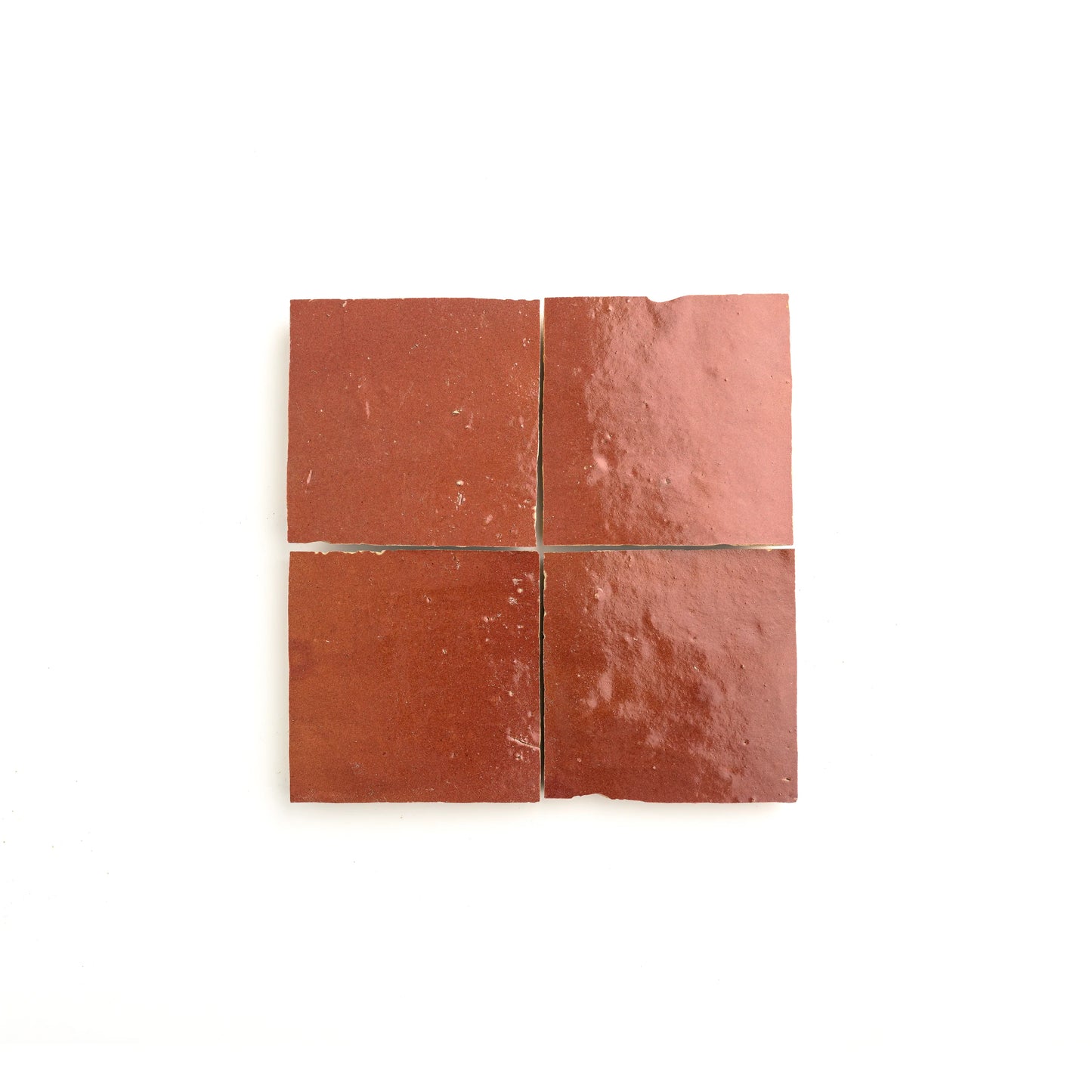 Coral 4x4 Zellige Tile