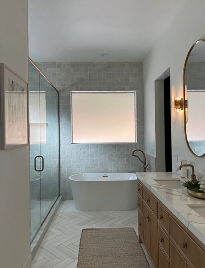 Natural White 4x4 Zellige Tile