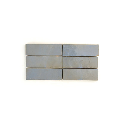 Belize Blue 2x6 Thin Bejmat Zellige Tile