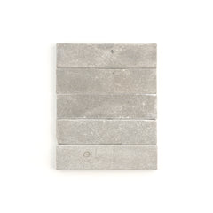 Azru Grey 2x8 Moroccan Limestone | Tumbled & Honed
