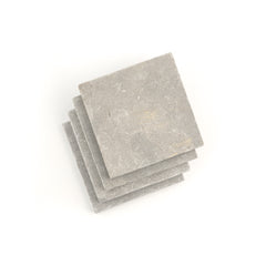 Azru Grey 6x6 Moroccan Limestone | Tumbled & Honed