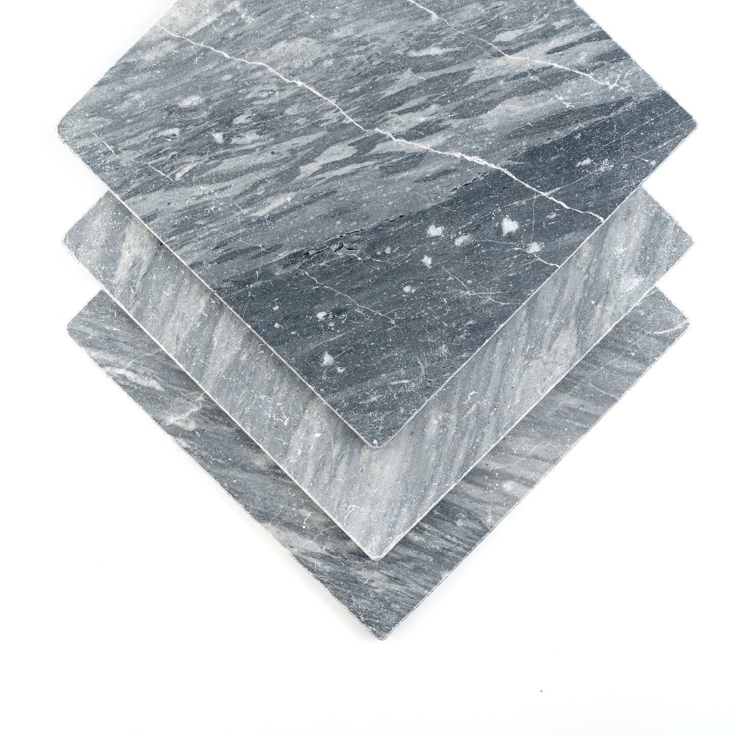 Bardiglio Grey Dark 12x12 Marble Tile | Tumbled-Main Inventory-All Products,Natural Stone-Riad Tile