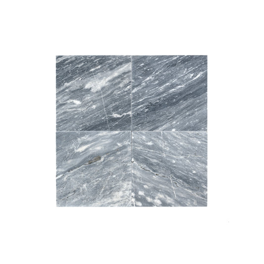 Bardiglio Grey Dark 6x6 Marble Tile | Honed-Main Inventory-All Products,Natural Stone,New Arrivals-Riad Tile