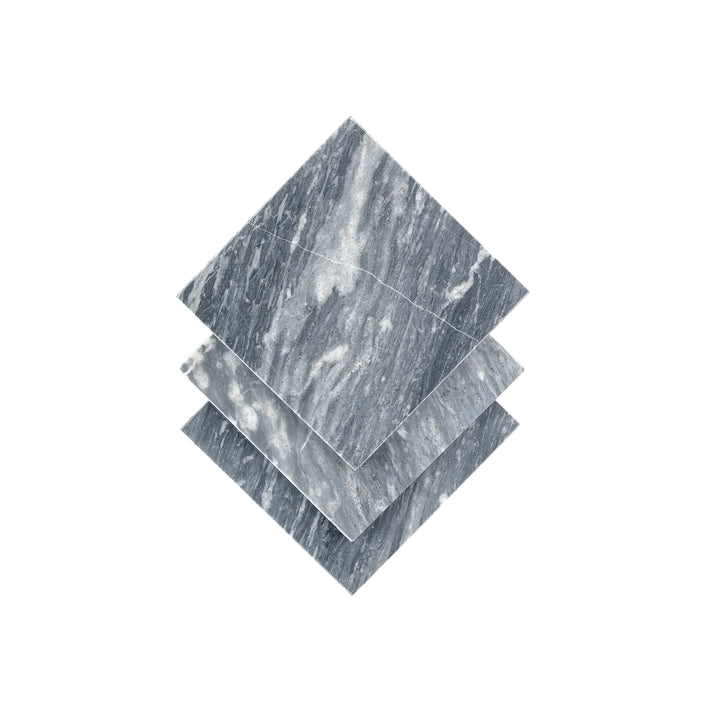 Bardiglio Grey Dark 6x6 Marble Tile | Honed-Main Inventory-All Products,Natural Stone,New Arrivals-Riad Tile