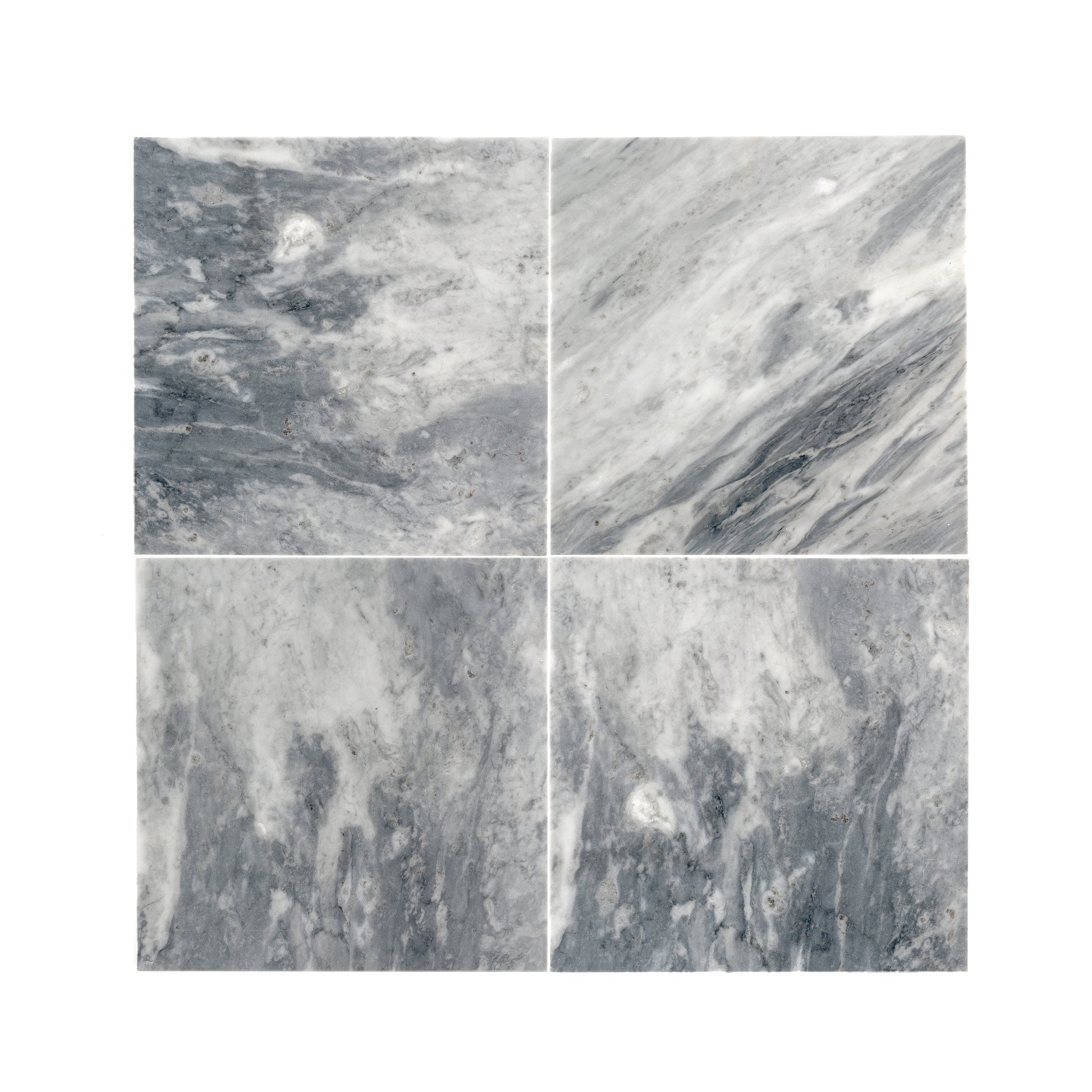 Bardiglio Grey Light 18x18 Marble Tile | Honed-Main Inventory-All Products,Natural Stone-Riad Tile