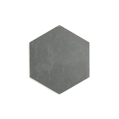 Black 10 Inch Hexagon Brazilian Slate-Main Inventory-All Products,Natural Stone-Riad Tile