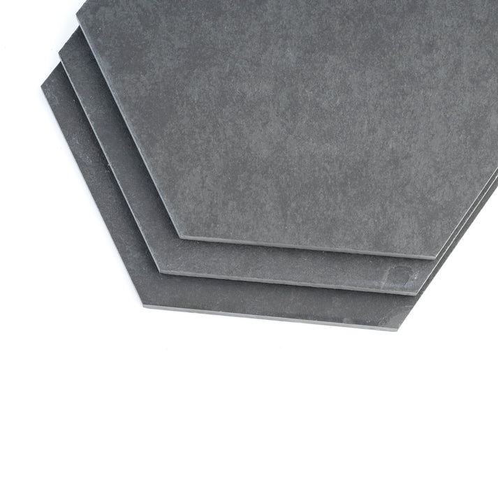 Black 10 Inch Hexagon Brazilian Slate-Main Inventory-All Products,Natural Stone-Riad Tile