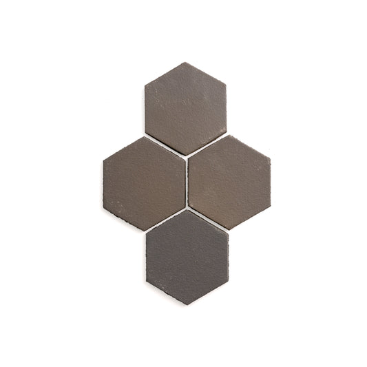 Black Terracotta 4 Inch Hexagon Tile-Main Inventory-All Products,Solids,Terracotta-Riad Tile