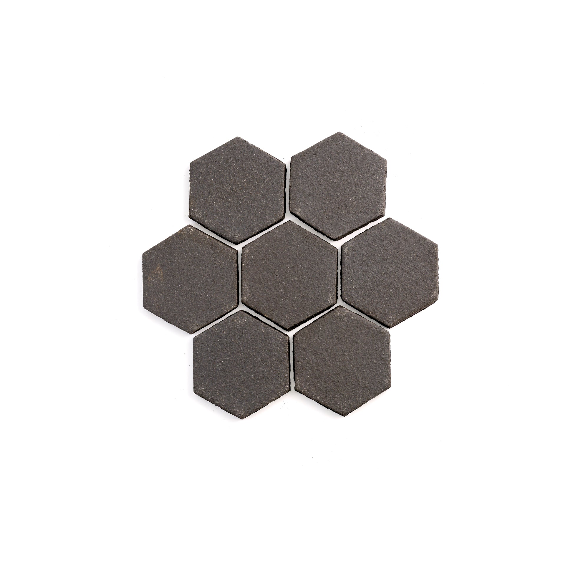 Black Terracotta 4 Inch Hexagon Tile-Main Inventory-All Products,Solids,Terracotta-Riad Tile