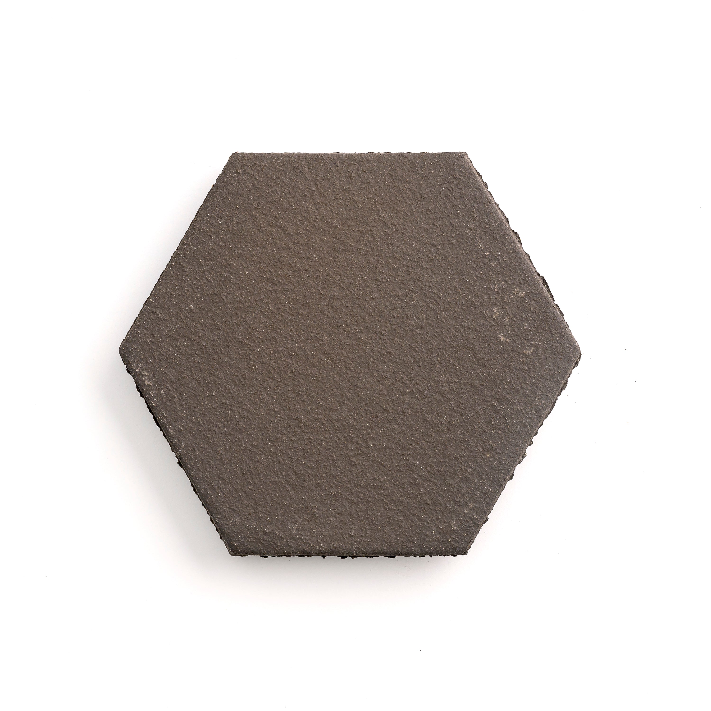 Sample: Black Terracotta 6 Hexagon (1 sample=2 tiles)