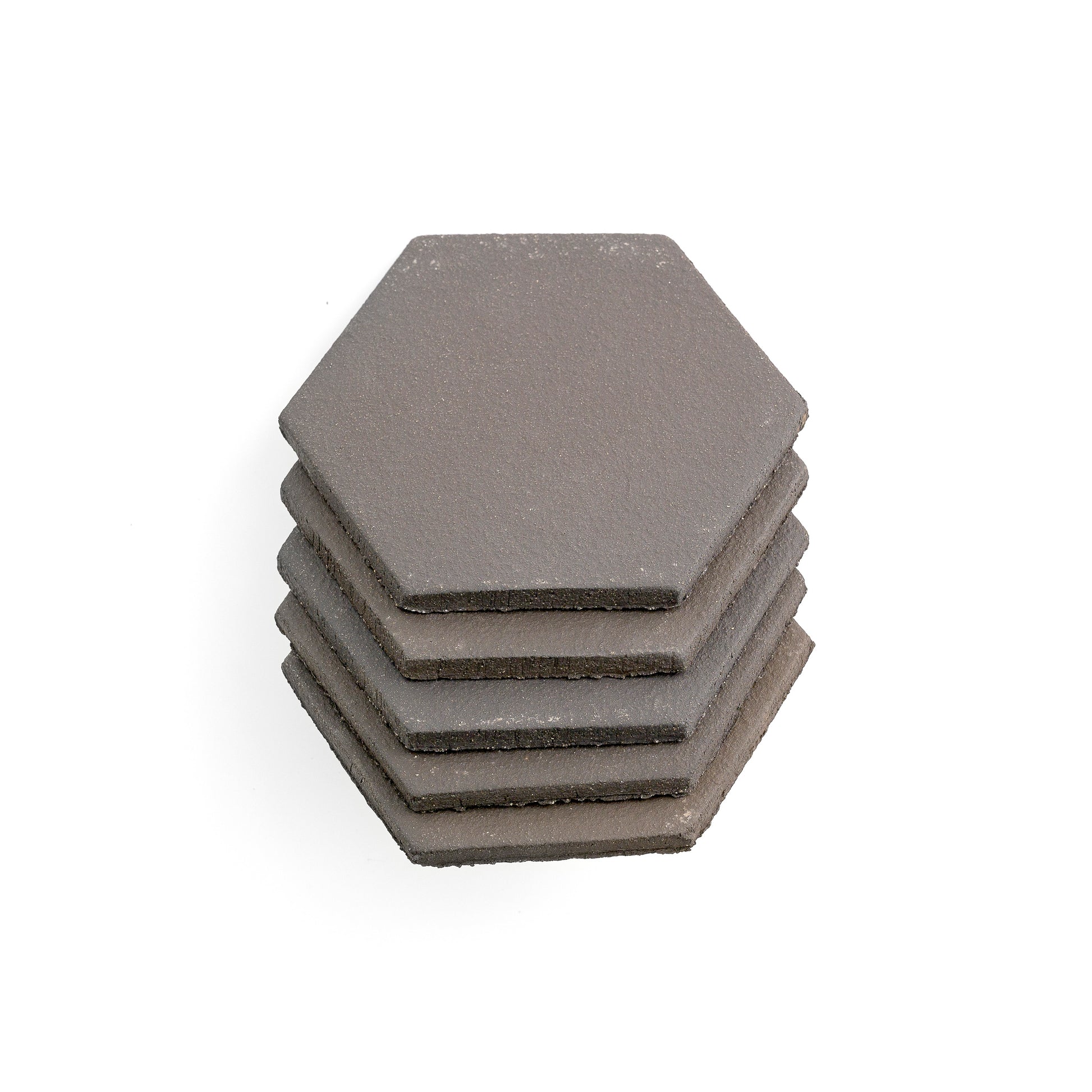 Black Terracotta 6 Inch Hexagon-Main Inventory-All Products,Solids,Terracotta-Riad Tile