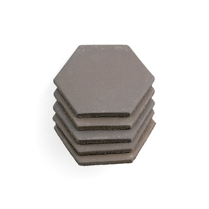 Black Terracotta 6 Inch Hexagon-Main Inventory-All Products,Solids,Terracotta-Riad Tile